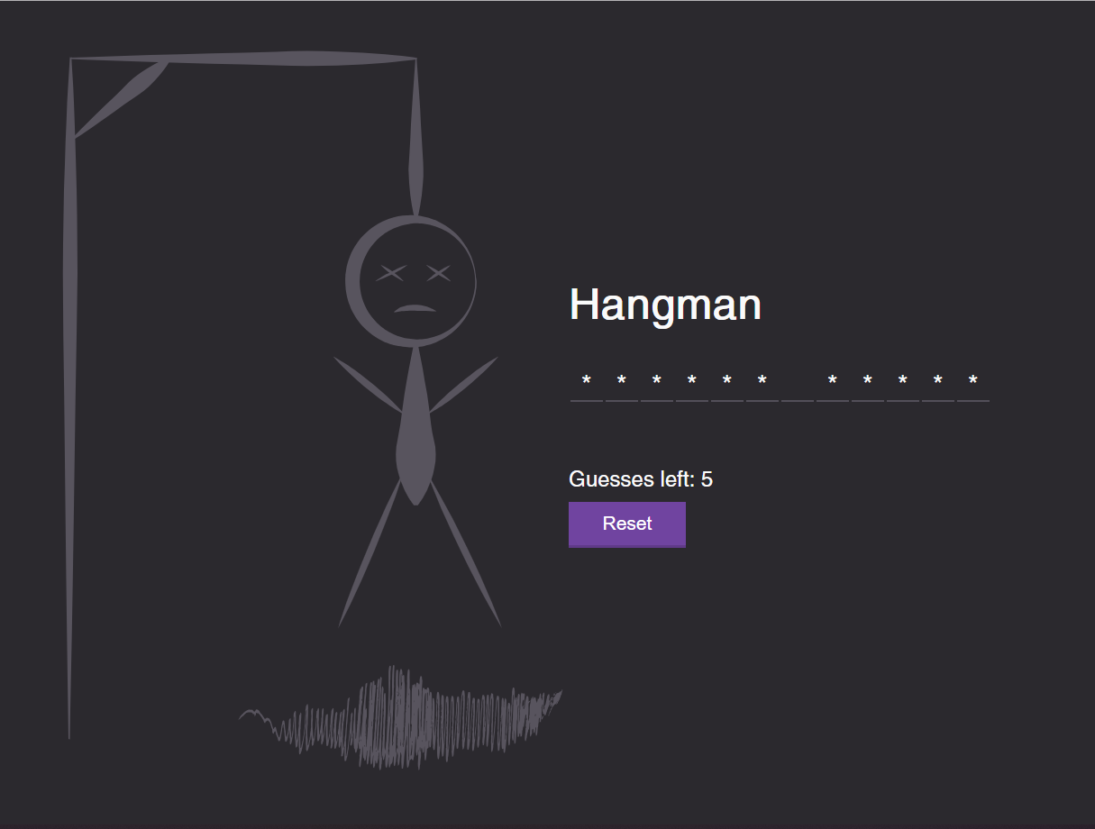 hangman screenshot